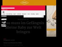 Bild zum Artikel: Frau muss im Gefängnis alleine Baby zur Welt bringen