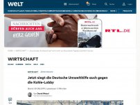 Bild zum Artikel: Jetzt siegt die Deutsche Umwelthilfe auch gegen die Kohle-Lobby