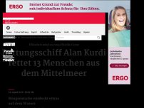 Bild zum Artikel: Rettungsschiff Alan Kurdi rettet 13 Menschen aus dem Mittelmeer