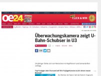 Bild zum Artikel: Überwachungskamera zeigt U-Bahn-Schubser in U3