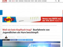 Bild zum Artikel: Weil sie kein Kopftuch trug?: Busfahrerin von Jugendlichen als Hure beschimpft