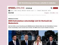 Bild zum Artikel: Wahlabend im Ersten: MDR-Chefredakteur entschuldigt sich für Wortwahl der Moderatorin