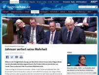 Bild zum Artikel: Britischer Premier Johnson verliert Mehrheit im Unterhaus - konservativer Abgeordneter wechselt zu Liberaldemokraten