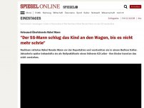 Bild zum Artikel: Holocaust-Überlebende Rahel Mann: 'Der SS-Mann schlug das Kind an den Wagen, bis es nicht mehr schrie'