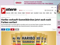 Bild zum Artikel: Haribo verkauft Gummibärchen jetzt auch nach Farben sortiert