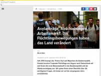 Bild zum Artikel: Asylanträge, Abschiebungen, Arbeitsmarkt. Die Flüchtlingsbewegungen haben das Land verändert