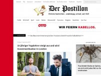 Bild zum Artikel: 33-jähriger Yogalehrer steigt aus und wird Investmentbanker in London