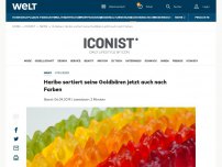 Bild zum Artikel: Haribo sortiert seine Goldbären jetzt auch nach Farben