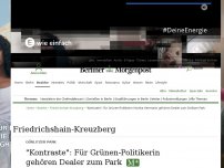 Bild zum Artikel: Görlitzer Park : 'Kontraste': Für Grünen-Politikerin gehören Dealer zum Park