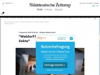 Bild zum Artikel: 100 Jahre Waldorfschule: 'Waldorf hat den Charakter einer Sekte'