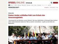 Bild zum Artikel: Südamerika: Sieben Länder schließen Pakt zum Schutz des Amazonasgebiets