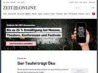 Bild zum Artikel: Klimawandel: Der Teufel trägt Öko