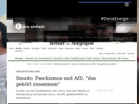 Bild zum Artikel: Gesellschaft: Smudo: Faschismus und AfD, 'das gehört zusammen'