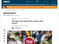 Bild zum Artikel: „Wir haben unser Ziel, die IAA zu stören, schon erreicht“