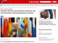 Bild zum Artikel: Weber schreibt Brandbrief - Rumäne soll für sechs Wochen Nichtstun als EU-Kommissar lebenslang Rente erhalten