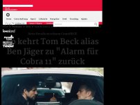 Bild zum Artikel: So kehrt Tom Beck alias Ben Jäger zu 'Alarm für Cobra 11' zurück