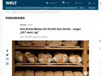 Bild zum Artikel: Amt drohte Bäcker mit 25.000 Euro Strafe – wegen „KG“ statt „kg“