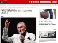 Bild zum Artikel: Tschechische Schlager-Legende - Er sang 'Biene Maja'-Meldodie: : Karel Gott an Leukämie erkrankt