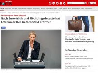 Bild zum Artikel: Gastbeitrag von Gabor Steingart - Nach Euro-Kritik und Flüchtlingsdebatte hat AfD nun drittes Gefechtsfeld eröffnet