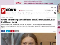 Bild zum Artikel: 'The Daily Show' in den USA: Greta Thunberg spricht über den Klimawandel, das Publikum lacht