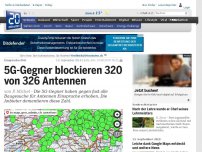 Bild zum Artikel: Einsprache-Flut: 5G-Gegner blockieren 320 von 326 Antennen