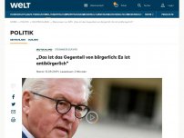 Bild zum Artikel: „Das ist das Gegenteil von bürgerlich: Es ist antibürgerlich“