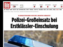 Bild zum Artikel: Beamtin mit Messerverletzt - Polizei-Großeinsatz bei Einschulungsveranstaltung