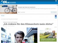 Bild zum Artikel: „Fridays For Future“ am 20. September: „Ich riskiere für den Klimaschutz mein Abitur“