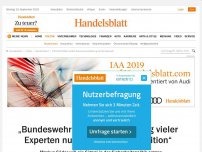 Bild zum Artikel: Sicherheitspolitik: „Bundeswehr hat nach Schätzung vieler Experten nur für einen Tag Munition“