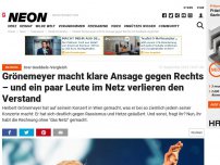 Bild zum Artikel: Irrer Goebbels-Vergleich: Grönemeyer macht klare Ansage gegen Rechts – und ein paar Leute im Netz verlieren den Verstand