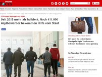 Bild zum Artikel: Noch 411.000  - Zahl der staatlich unterstützten Asylbewerber zum dritten Mal in Folge gesunken