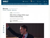 Bild zum Artikel: Hitler-Erben verklagen Höcke wegen Urheberrechtsverletzung