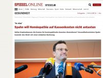 Bild zum Artikel: 'So okay': Spahn will Homöopathie auf Kassenkosten nicht antasten