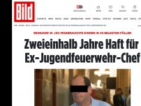 Bild zum Artikel: 43 Mal Kinder missbraucht - Zweieinhalb Jahre Haft für Ex-Jugendfeuerwehr-Chef