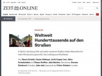 Bild zum Artikel: Klimastreik: 300.000 Menschen demonstrieren in Australien für Klimaschutz