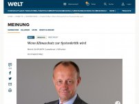 Bild zum Artikel: Wenn Klimaschutz zur Systemkritik wird