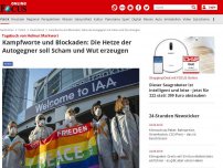 Bild zum Artikel: Tagebuch von Helmut Markwort - Kampfworte und Blockaden: Die Hetze der Autogegner soll Scham und Wut erzeugen