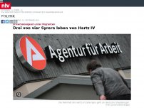 Bild zum Artikel: Erwerbslosigkeit unter Migranten: Drei von vier Syrern leben von Hartz IV