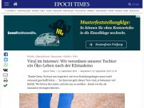 Bild zum Artikel: Viral im Internet: Wir verordnen unserer Tochter ein Öko-Leben nach der Klimademo