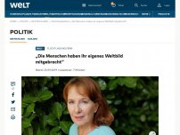 Bild zum Artikel: „Die Menschen haben ihr eigenes Weltbild mitgebracht“