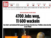 Bild zum Artikel: Das Saarland in der Krise - 4700 Jobs weg, 11600 wackeln