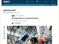 Bild zum Artikel: Die Angst geht um in Autodeutschland