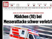 Bild zum Artikel: 31-Jähriger greift Familie an - Mädchen (10) bei Messer- Attacke schwer verletzt