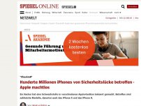 Bild zum Artikel: 'Checkm8': Hunderte Millionen iPhones von Sicherheitslücke betroffen - Apple machtlos