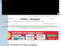 Bild zum Artikel: Leute: AfD-Erfolge im Osten machen Wolfgang Niedecken ratlos