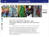 Bild zum Artikel: Kurz lässt Claus Kleber auflaufen: „Bin Österreichs Wählern verpflichtet und nicht dem Ausland“