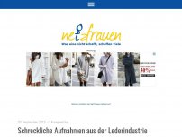 Bild zum Artikel: Schreckliche Aufnahmen aus der Lederindustrie zeigen – Tiere werden lebend gehäutet und ihre Beine werden abgehackt – Harrowing images from leather industry show animals skinned alive