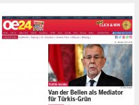Bild zum Artikel: Van der Bellen als Mediator für Türkis-Grün