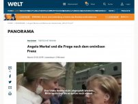 Bild zum Artikel: Angela Merkel und die Frage nach dem ominösen Franz