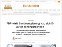 Bild zum Artikel: Klimaschutz: FDP wirft Bundesregierung vor, sich E-Autos schönzurechnen